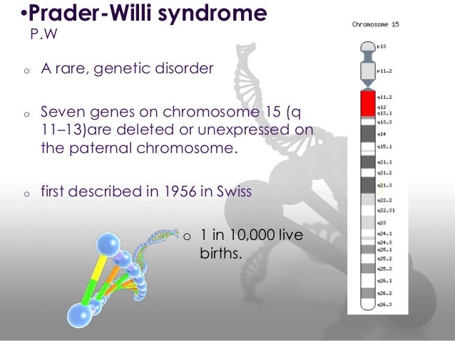 Cat's cry syndrome & Prader willi syndromes
