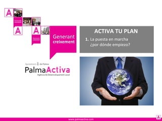 ACTIVA TU PLAN
1. La puesta en marcha
¿por dónde empiezo?

www.palmaactiva.com

 