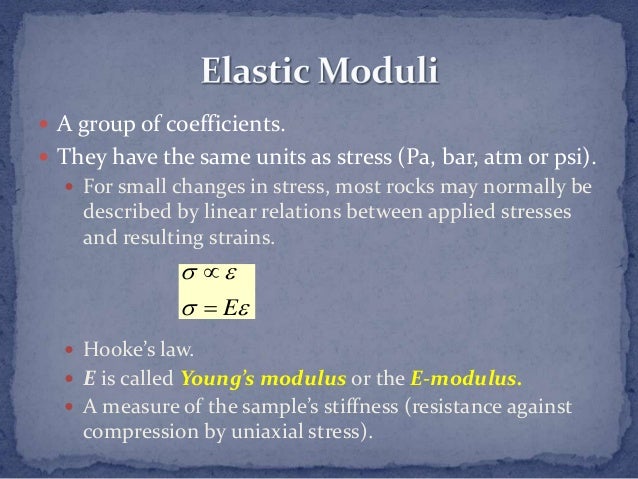 Elastic Modulus For Rocks Elasticity Of Rocks _ (PDF) Technical Note: Determination of Young’s ...
