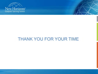 THANK YOU FOR YOUR TIME

 