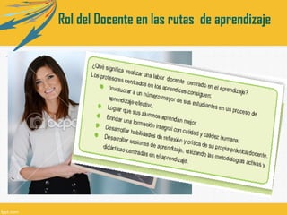 Rol del Docente en las rutas de aprendizaje

 
