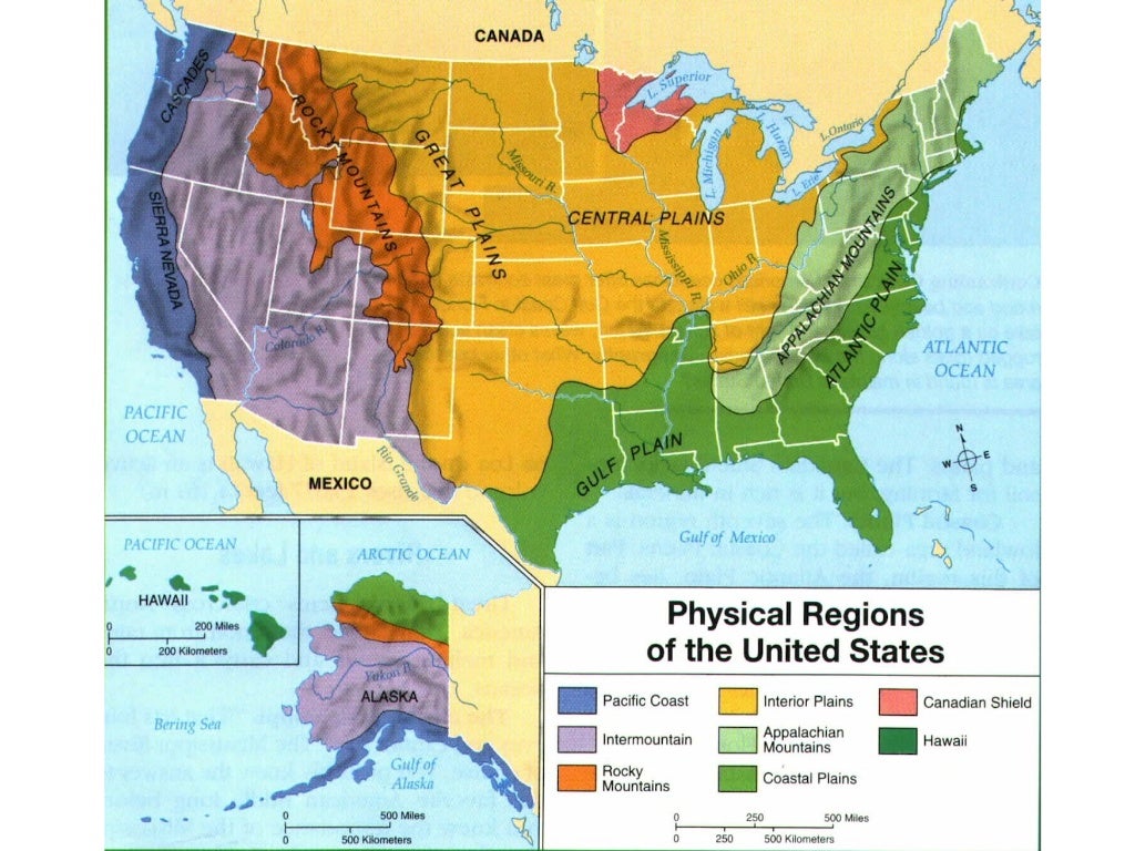 Estados Unidos - Geografía