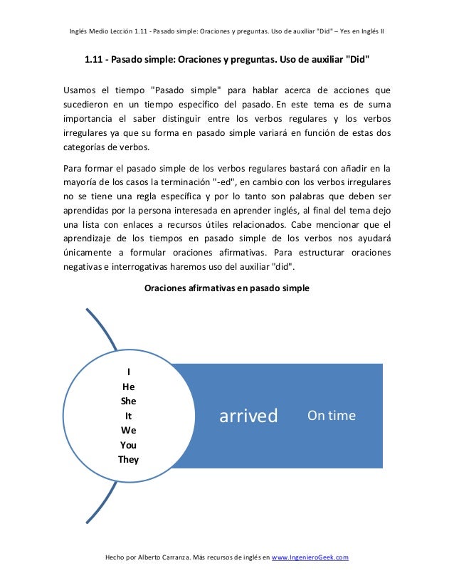 oraciones de preguntas en pasado en ingles 1 11 pasado simple oraciones y preguntas uso de auxiliar did oraciones de preguntas en pasado en ingles 1 11 pasado simple oraciones y preguntas uso de auxiliar did