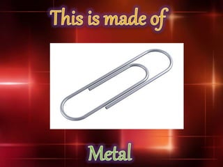 MATERIALS (introduction)