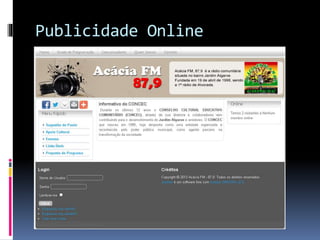 Publicidade Online

 