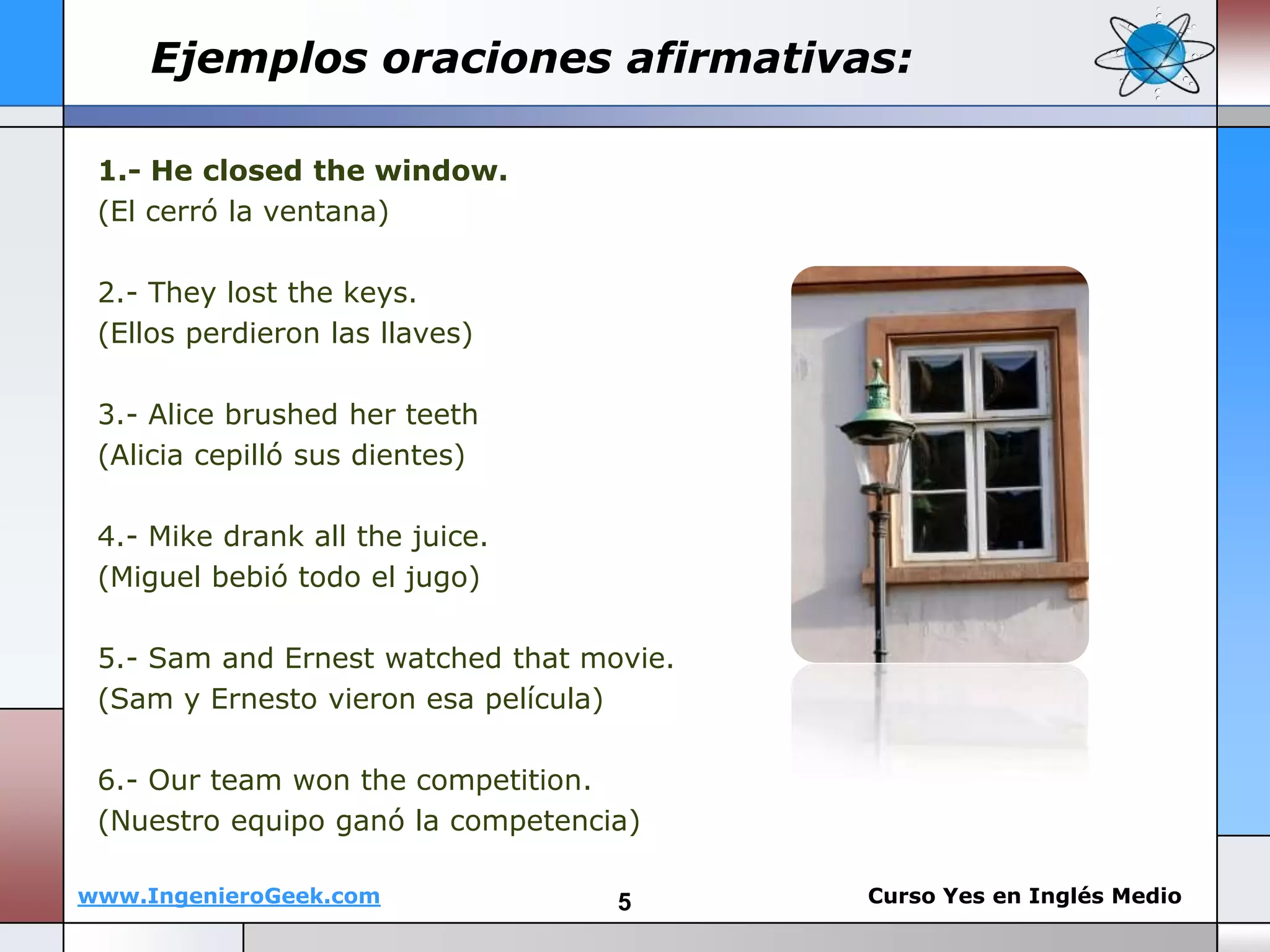 1.11 pasado simple oraciones y preguntas. uso de auxiliar did | PPTX