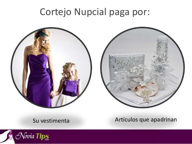 Quién debe de pagar por que cosas de la boda