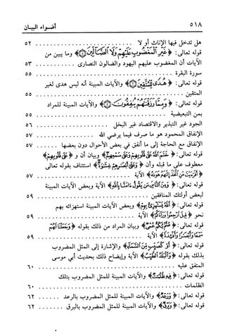 أضواء البيان للأمين الشنقيطي 1