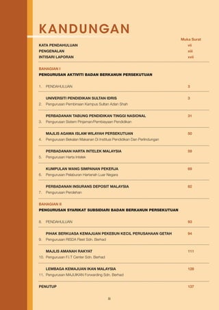 Laporan Ketua Audit Negara Siri 1 - Badan Berkanun Persekutuan