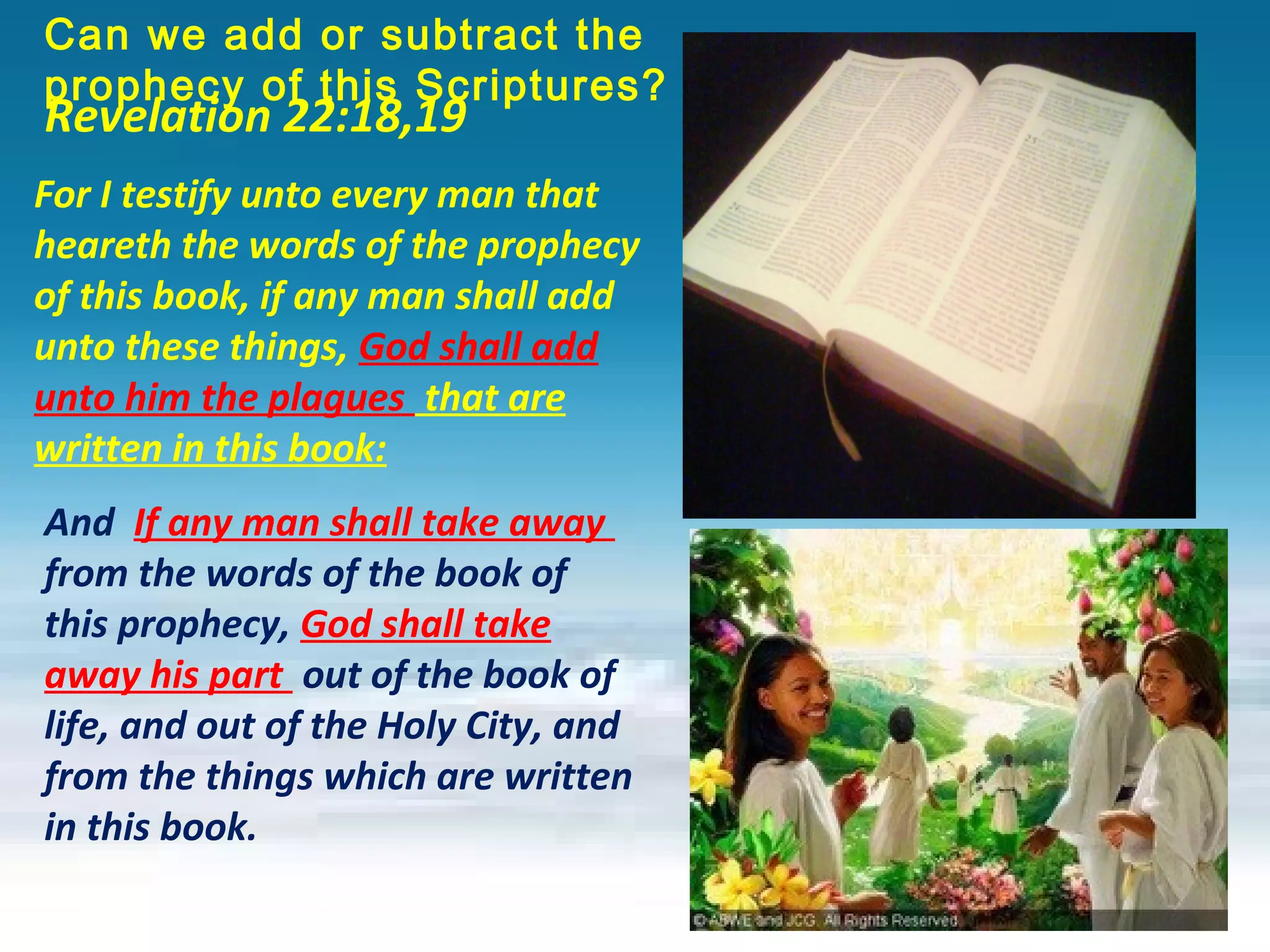 Bible Study # 1: the importance of the bible | PPT