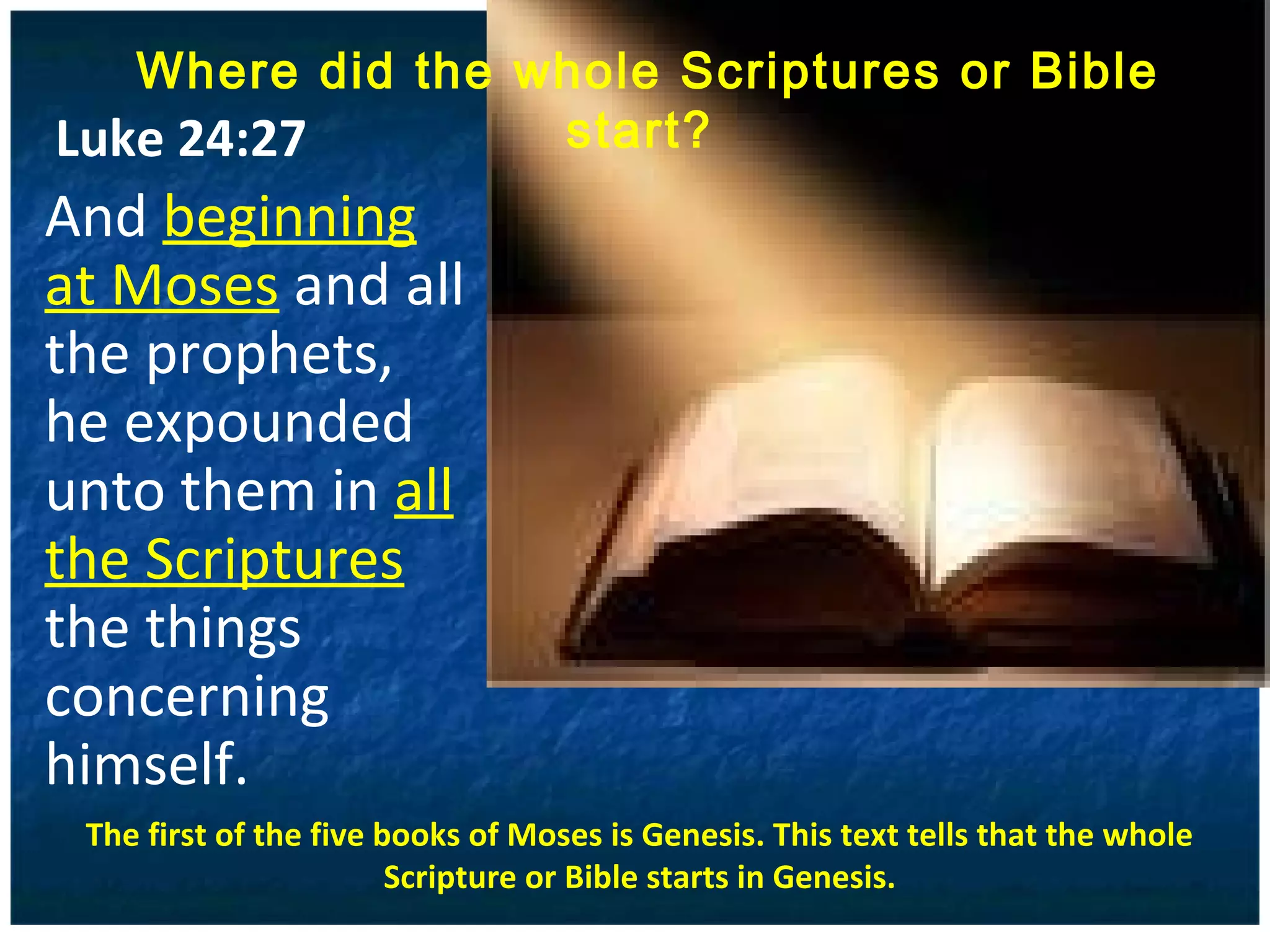 Bible Study # 1: the importance of the bible | PPT