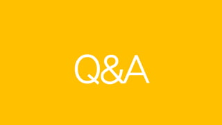 Q&A
 