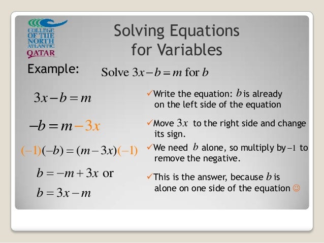 1.2.3 solving linear equations (multiple unknowns)