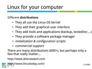 Part 1 of 'Introduction to Linux for bioinformatics': Introduction | PDF