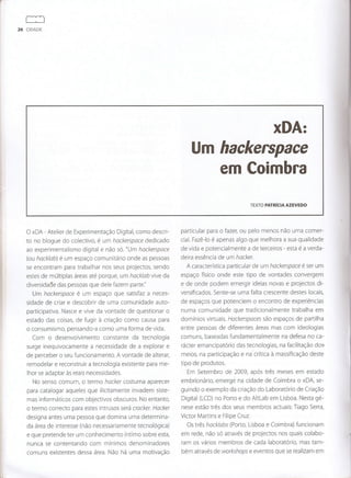 xDA - Um hackerspace em Coimbra 1