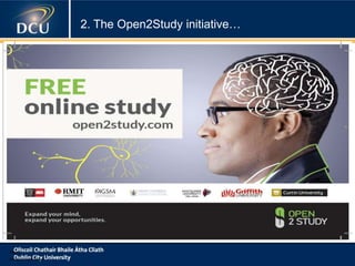 Page 3
Professor Mark Brown
2. The Open2Study initiative…
 
