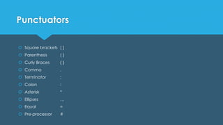 1.getting started with c | PPT