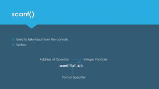1.getting started with c | PPTX