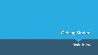 1.getting started with c | PPT