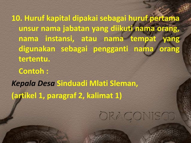 Penggunaan Huruf Kapital Pptx