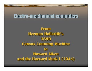 1. history of computers | PDF