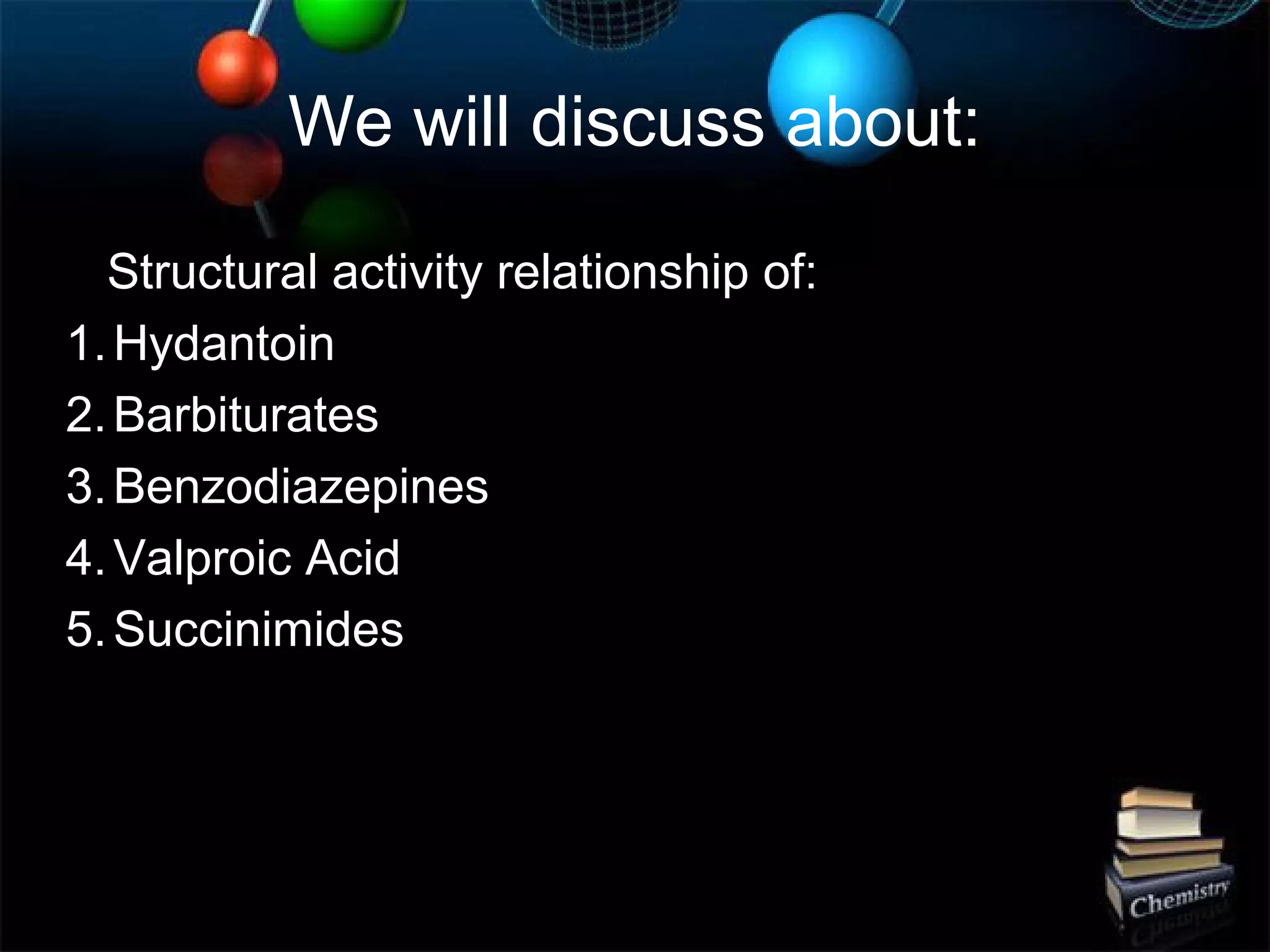SAR of Anticonvulsant Drugs | PPT