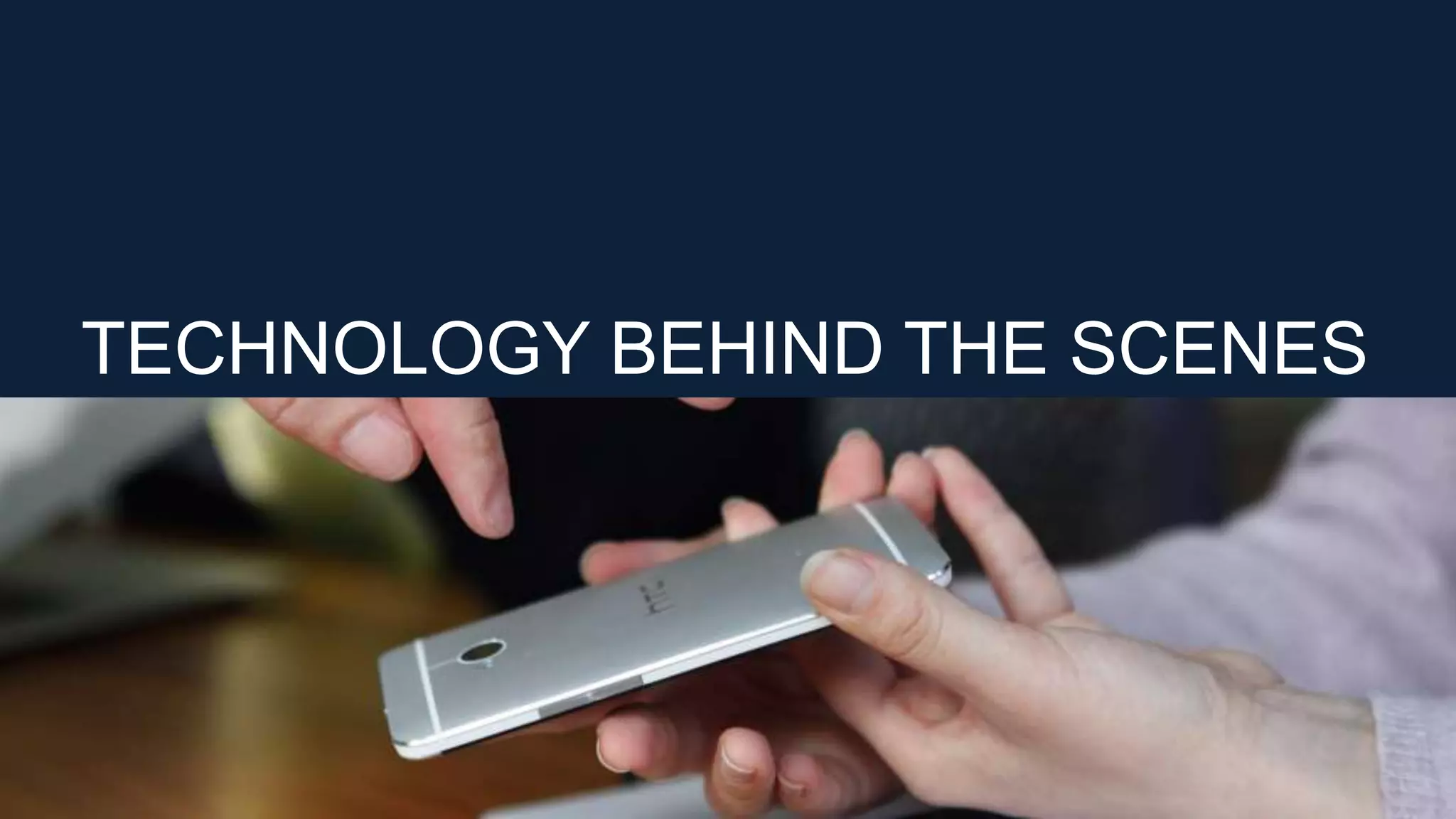 TECHNOLOGY BEHIND THE SCENES
 