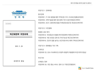 e-헬스 관련 정책 동향 소개