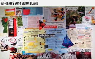 A Friend’s 2014 Vision board
 