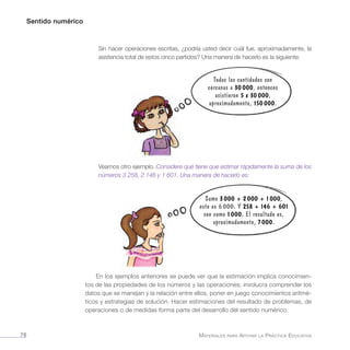 Sentido Numerico Example 1. sentido numérico. | PDF
