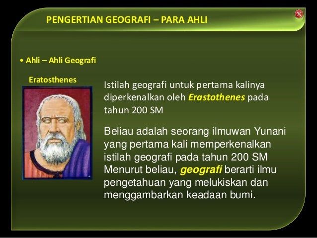 Istilah Geografi Pertama Kali Dikemukakan Oleh Judul Soal