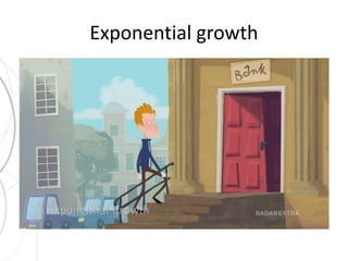 Exponential growth 
 