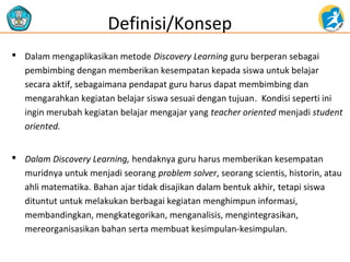 Discovery Learning Dl Pembelajaran Penemuan
