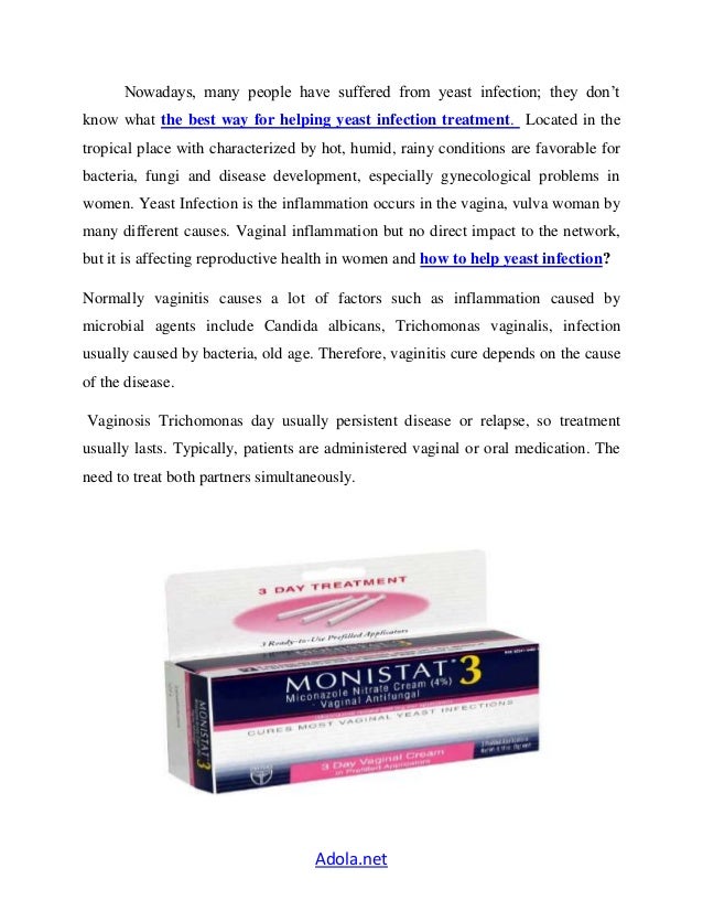 .How to help yeast infections immediately & effectively?