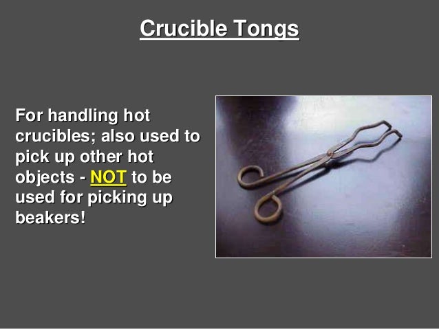 Science Crucible Tongs Function