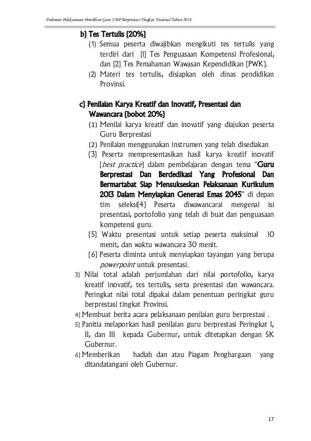 1 Pedoman Guru Berprestasi 2014