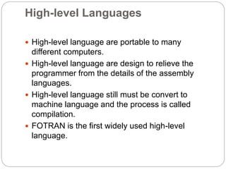 Cont… 
ec201/unit 1/introductory concepts 
12 
 C++ 
C++ (pronounced /si plas plas/ s e e p lus p lus ) 
is a statically typed, free-form, multi-paradigm, 
compiled, general-purpose 
programming language. 
Examp#ilnec:l uHdEe L<iLosOtr eWamO>R LD 
int main() 
{ 
std::cout << "Hello, world!n"; 
} 
 
