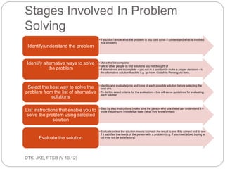 Planning of Variables 
ec201/unit 1/introductory concepts 
21 
 Variables are simply references to 
memory locations. A well plan use of 
variables will produce an efficient 
execution of program in terms of speed 
and memory utilization. 
 