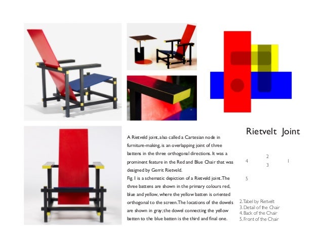 red and blue chair