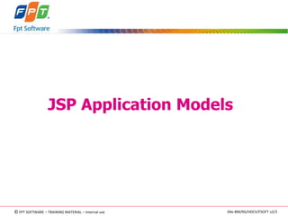 1.jsp application models | PPT