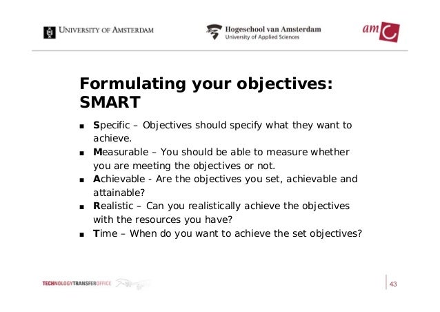 Objectives research proposal example