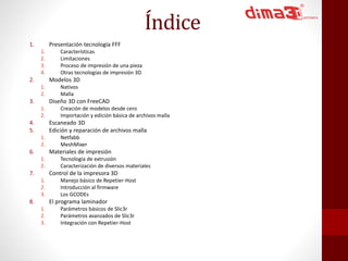 DIMA 3D - Introducción a la tecnología de impresión 3D | PDF