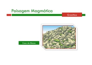 Paisagem Magmática 
Granítica 
Caos de Blocos 
 