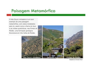 Paisagem Metamórfica 
Adaptado de Escola Virtual 
 