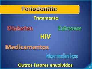 89 
Tratamento 
Outros fatores envolvidos 
 