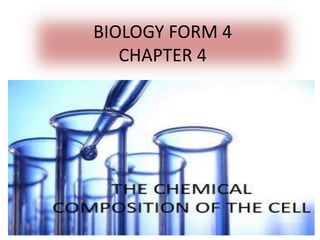 BIOLOGY FORM 4 
CHAPTER 4 
 