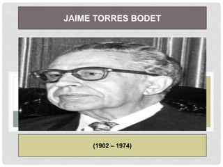 JAIME TORRES BODET 
(1902 – 1974) 
 