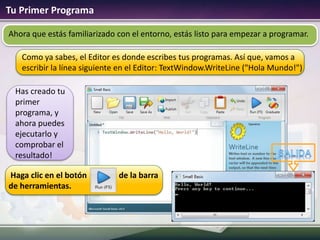 Introducción a Small Basic | PPTX