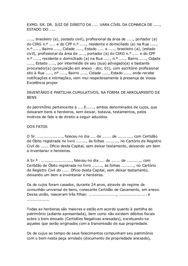 Partilha de bens após divórcio novo cpc Partilha de bens após divórcio novo cpc