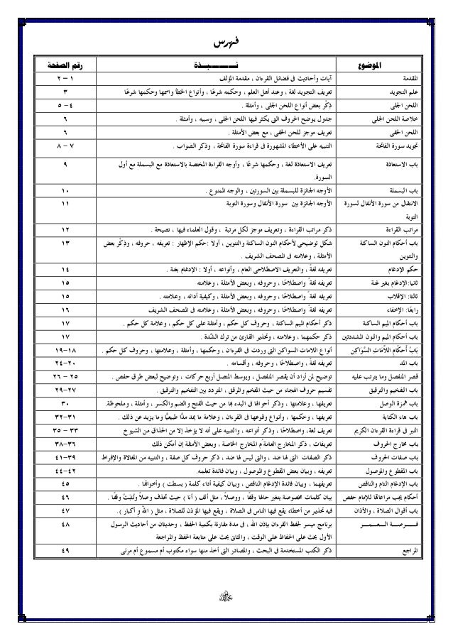 1 التجويد
